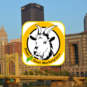 Steel Goat Marketplace Website Logo